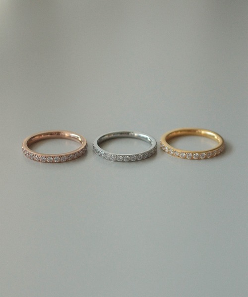ebine(エビネ)の「2mm Full Eternity Ring 金属アレルギー対応 サージカルステンレス(リング・レディース・ピンク/ゴールド/シルバー・9号/7号/13号/11号/16号)」の17枚目の写真