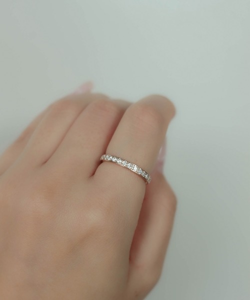 ebine(エビネ)の「2mm Full Eternity Ring 金属アレルギー対応 サージカルステンレス(リング・レディース・ピンク/ゴールド/シルバー・9号/7号/13号/11号/16号)」の9枚目の写真