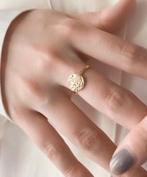 tone（トーン）の「【ECRu.】full moon ring/ムーン リング（リング）」
