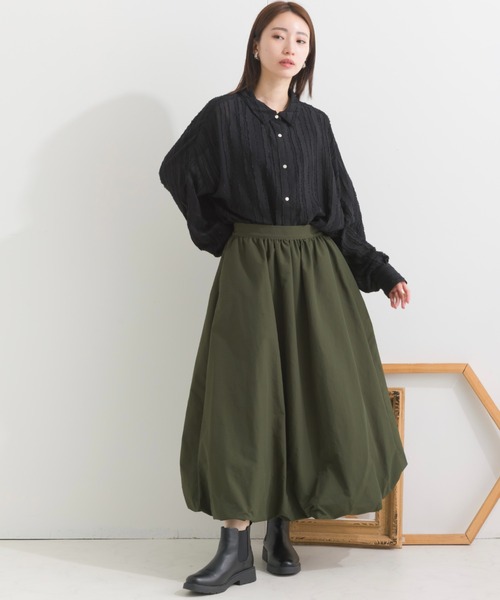 terrace(テラス)の「フリンジヴィンテージシャツ(シャツ/ブラウス・レディース・ブラック/オフホワイト/ワインレッド/カーキ・MEDIUM)」の21枚目の写真