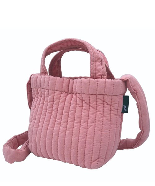 ROOTOTE(ルートート)の「ルートート/キルティング SC.ベビールー.イブル(ショルダーバッグ・レディース・アッシュグレー/スミクロ/セージグリーン/サンドベージュ/桜/パープル・FREE)」の8枚目の写真