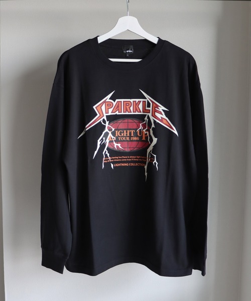 __gram.(スペースグラム)の「ヴィンテージライクプリントピグメントロンT(Tシャツ/カットソー・メンズ・ブラック系/チャコールグレー/スミクロ/チャコール/ブラック系1/ブラック・M/L)」の10枚目の写真