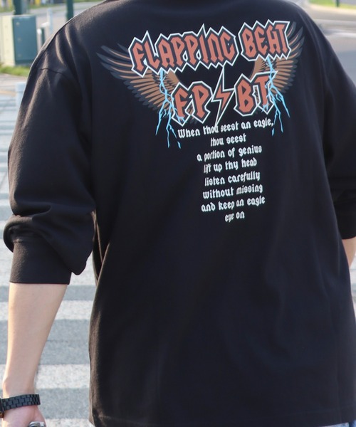 __gram.(スペースグラム)の「ヴィンテージライクプリントピグメントロンT(Tシャツ/カットソー・メンズ・ブラック系/チャコールグレー/スミクロ/チャコール/ブラック系1/ブラック・M/L)」の17枚目の写真
