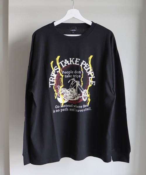 __gram.(スペースグラム)の「ヴィンテージライクプリントピグメントロンT(Tシャツ/カットソー・メンズ・ブラック系/チャコールグレー/スミクロ/チャコール/ブラック系1/ブラック・M/L)」の22枚目の写真
