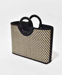 Le Jardin | モノトーン スクエア かごバッグ(かごバッグ)