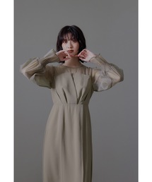 niana（ニアナ）の「ビスチェ風ボリュームスリーブシフォンドレス 結婚式 同窓会 お呼ばれワンピース（ドレス）」