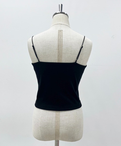 one after another NICE CLAUP（ワンアフターアナザーナイスクラップ）の「ビジューキャミソール（キャミソール・レディース・アイボリー/ブラック/ピンク・FREE）」の20枚目の写真