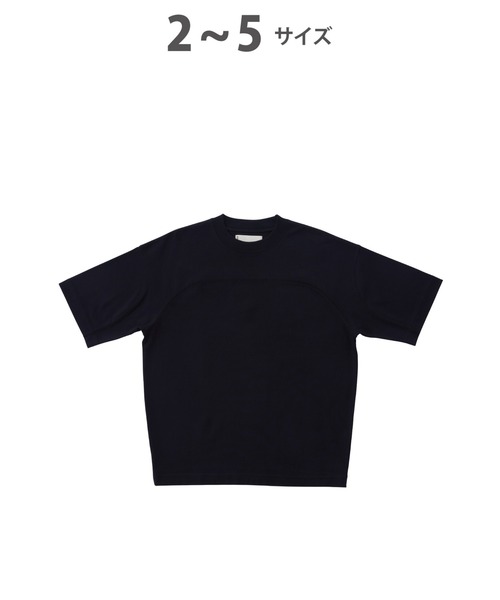 Tシャツ・カットソー HINDUSTRIE T-SHIRT G.18 (49482) T-ADJUST-SLITS-R17 T-shirt with tonal logo embroidery