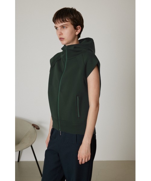RIM.ARK（リムアーク）の「Hood design knit vest（ベスト）」 - WEAR
