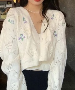 MEDI TUCK DAMAGE KNIT TOP（ニット/セーター）｜Ameri（アメリ