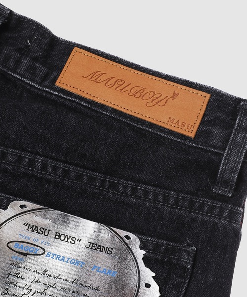 MASU(エムエーエスユー)の「"MASUBOYS" BAGGY JEANS (KEYHOLDER)(デニムパンツ・メンズ・ブラック系その他/インディゴブルー・46/48)」の6枚目の写真