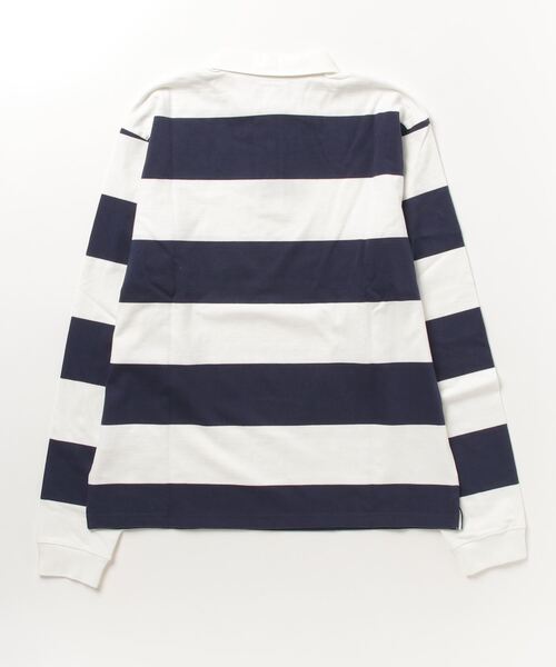 RVCA（ルーカ）の「RVCA メンズ 【TIMOTHY CURTIS】 TIMOTHY CURTIS POLO LS ポロシャツ【2023年秋冬モデル】/ルーカボーダー長袖ポロシャツ（ポロシャツ・メンズ・ネイビー・MEDIUM/LARGE/X-LARGE）」の2枚目の写真