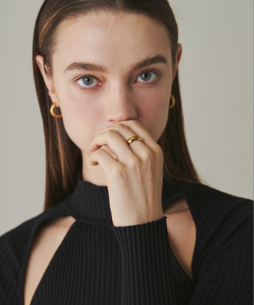 ciite' surgical stainless（シーテサージカルステンレス）の「【 金属アレルギー対応 】 シンプルリング サージカルステンレス 316L（リング・レディース・ゴールド/シルバー・13号/11号/9号）」の16枚目の写真