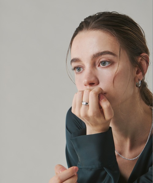 ciite' surgical stainless（シーテサージカルステンレス）の「【 金属アレルギー対応 】 シンプルリング サージカルステンレス 316L（リング・レディース・ゴールド/シルバー・13号/11号/9号）」の19枚目の写真