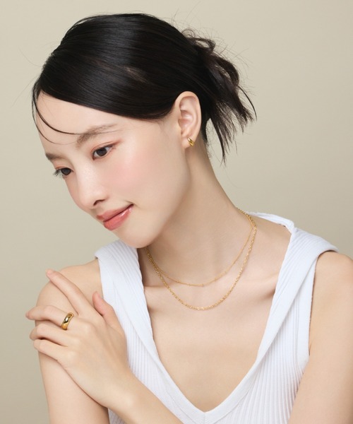 ciite' surgical stainless（シーテサージカルステンレス）の「【 金属アレルギー対応 】 シンプルリング サージカルステンレス 316L（リング・レディース・ゴールド/シルバー・13号/11号/9号）」の6枚目の写真