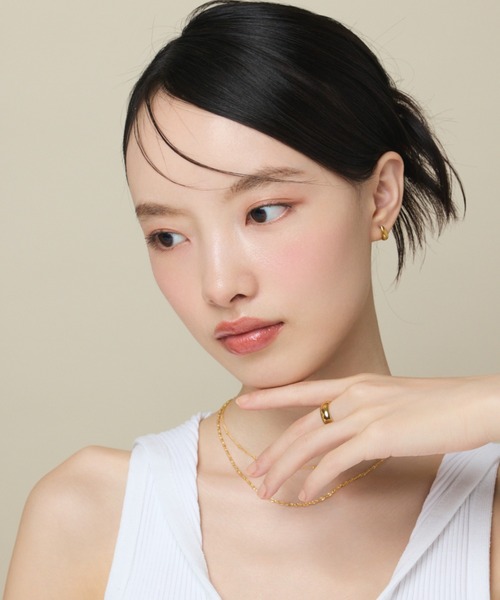 ciite' surgical stainless（シーテサージカルステンレス）の「【 金属アレルギー対応 】 シンプルリング サージカルステンレス 316L（リング・レディース・ゴールド/シルバー・13号/11号/9号）」の7枚目の写真