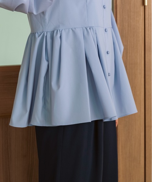 定番人気ブラウス【SONO/ソーノ】パフィスリーブフローイング