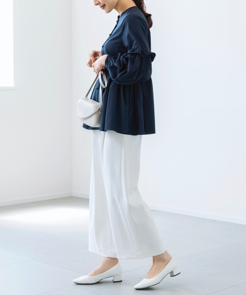 定番人気ブラウス】ご自宅でお洗濯可能/UVカット/日本製/ストレッチ