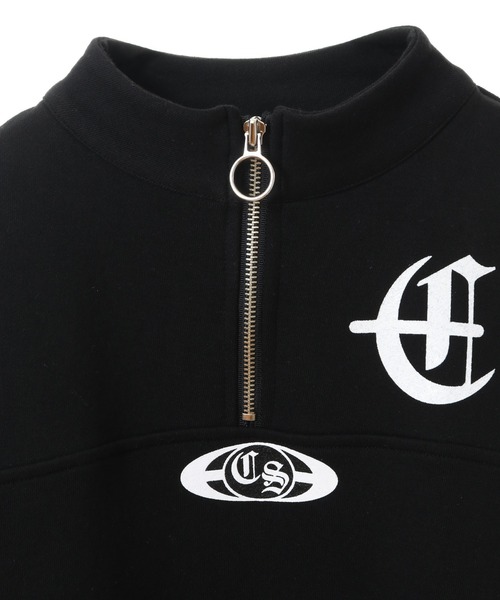 Candy Stripper（キャンディストリッパー）の「HALF ZIP SWEAT ワンピース（ワンピース・レディース・オフホワイト/ブラック/ヘザーグレー・2）」の10枚目の写真