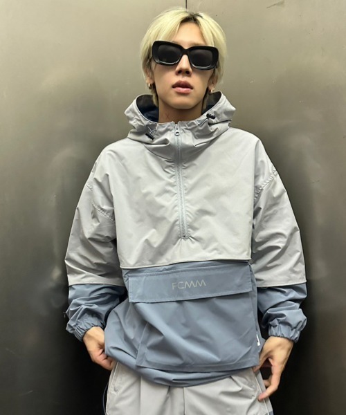 FCMM(エフシーエムエム)の「【日本限定アイテム】2TONE REFLECTIVE ANORAK/2トーンリフレクティブアノラック(パーカー・メンズ・ライトブルー/グレー/ブラック・MEDIUM/LARGE)」の22枚目の写真
