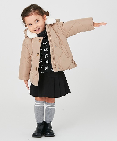 petit main（プティマイン）の「【リンク】カットプリーツスカパン（スカート・キッズ・ブラック/ブルー/キナリ/トップグレー・120cm/110cm/90cm/100cm/130cm/80ｃｍ）」の20枚目の写真