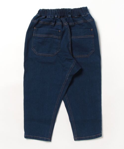 coca（coca）（コカ）の「キッズ　デニムシェフパンツ（デニムパンツ・キッズ・ブルー・110/120/130/140）」の2枚目の写真
