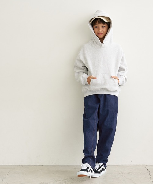 coca（coca）（コカ）の「キッズ　デニムシェフパンツ（デニムパンツ・キッズ・ブルー・110/120/130/140）」の10枚目の写真
