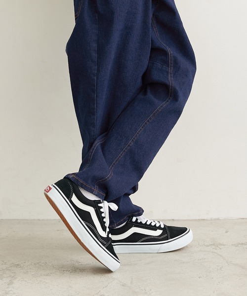 coca（coca）（コカ）の「キッズ　デニムシェフパンツ（デニムパンツ・キッズ・ブルー・110/120/130/140）」の9枚目の写真