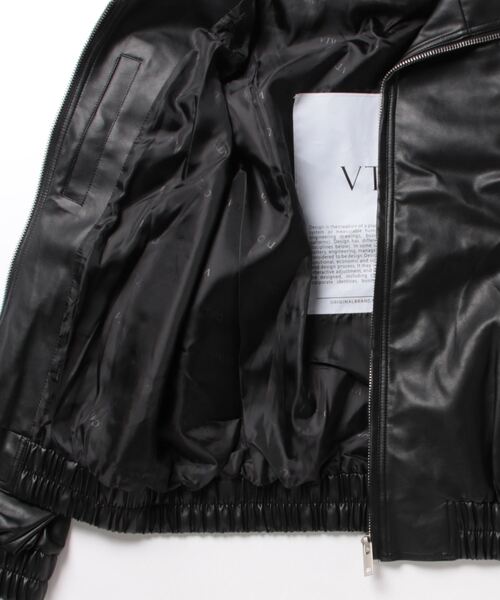 ALAND(エーランド)の「V2/8066レザージャンパー 2976907(ライダースジャケット・メンズ・ブラック・MEDIUM/LARGE)」の14枚目の写真