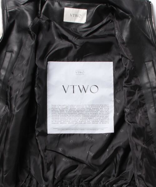 ALAND(エーランド)の「V2/8066レザージャンパー 2976907(ライダースジャケット・メンズ・ブラック・MEDIUM/LARGE)」の5枚目の写真