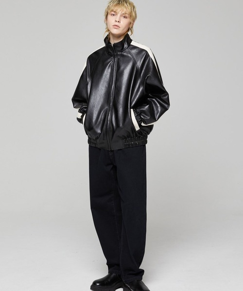 ALAND(エーランド)の「V2/8066レザージャンパー 2976907(ライダースジャケット・メンズ・ブラック・MEDIUM/LARGE)」の20枚目の写真