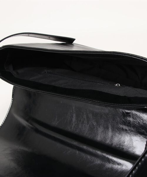 Dita Muaj.（ディータムアージュ）の「【A4対応】ヴィンテージボタンフラップショルダーバッグ（ショルダーバッグ・レディース・ブラック/ダークブラウン・FREE）」の18枚目の写真