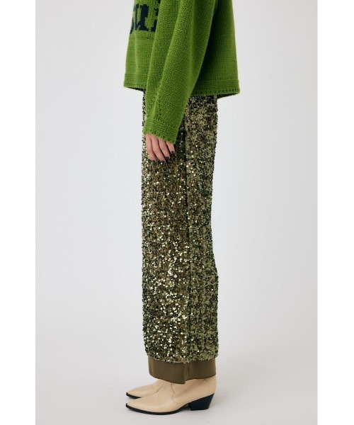 MOUSSY（マウジー）の「SPANGLE スカート（スカート・レディース・カーキ/シルバー・1/2）」の9枚目の写真