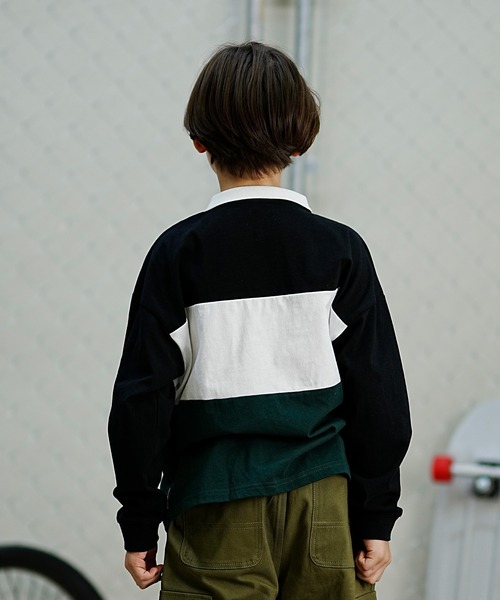 DC(ディーシー)の「DC/ディーシー DC ディーシー キッズ カラーブロック ポロ ロングスリーブ ロングTシャツ スケートボード 公園 ポロシャツ YPL241513(ポロシャツ・キッズ・グレー系その他/ブラック系その他・130cm/140cm/150cm/160cm)」の15枚目の写真