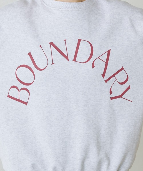 COLLAGE GALLARDAGALANTE(コラージュガリャルダガランテ)の「サークルロゴスウェット(スウェット・レディース・ライトグレー/オレンジ・FREE)」の22枚目の写真