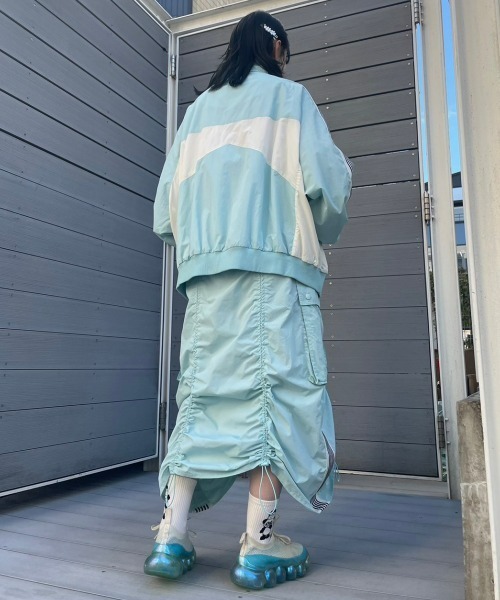 Candy Stripper(キャンディストリッパー)の「DRAWSTRING LINED スカート(スカート・レディース・ライトブルー/アイボリー/ネイビー/ブラック・2)」の11枚目の写真