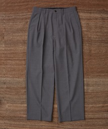 WILD LIFE TAILOR Adam et Rope' | 【WILD LIFE TAILOR】ウーステッド ワイド ストレート スラックス(スラックス)