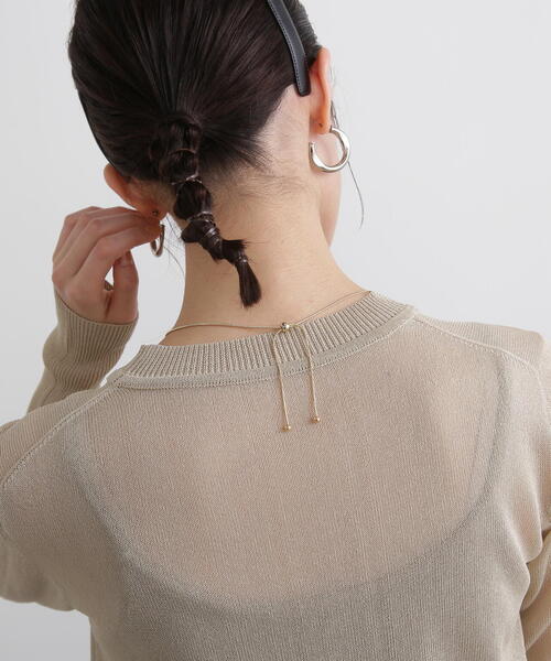 N.(N. Natural Beauty Basic)(エヌエヌナチュラルビューティーベーシック)の「◆アジャストロングネックレス(ネックレス・レディース・ゴールド/シルバー・フリ-/FREE)」の13枚目の写真