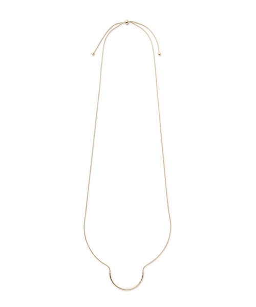 N.(N. Natural Beauty Basic)(エヌエヌナチュラルビューティーベーシック)の「◆アジャストロングネックレス(ネックレス・レディース・ゴールド/シルバー・フリ-/FREE)」の8枚目の写真