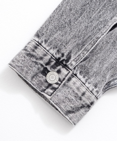 【セール】スプレー風ペイント オーバーサイズ デニムジャケット（デニムジャケット）｜Revo.（レボ）