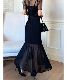 シアーマーメイドスカート