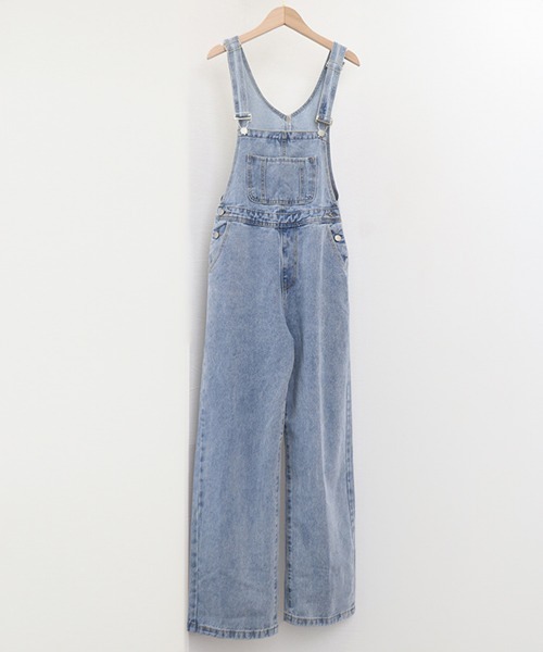 Miniministore(ミニミニストア)の「サロペット レディース デニムパンツ(サロペット/オーバーオール・レディース・サックスブルー・S/M/L)」の18枚目の写真