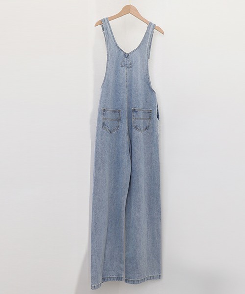 Miniministore(ミニミニストア)の「サロペット レディース デニムパンツ(サロペット/オーバーオール・レディース・サックスブルー・S/M/L)」の19枚目の写真