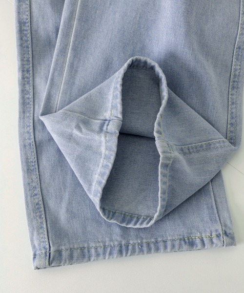 Miniministore(ミニミニストア)の「サロペット レディース デニムパンツ(サロペット/オーバーオール・レディース・サックスブルー・S/M/L)」の22枚目の写真