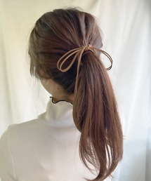 Peony（ピオニー）の「【Peony/ピオニー】/グルグルアレンジ 合成皮革紐（その他ヘアアクセサリー）」