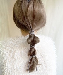 Peony（ピオニー）の「【Peony/ピオニー】/グルグルアレンジ 合成皮革紐（その他ヘアアクセサリー）」