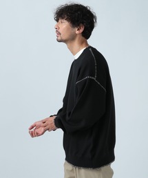 ステッチニットプルオーバー