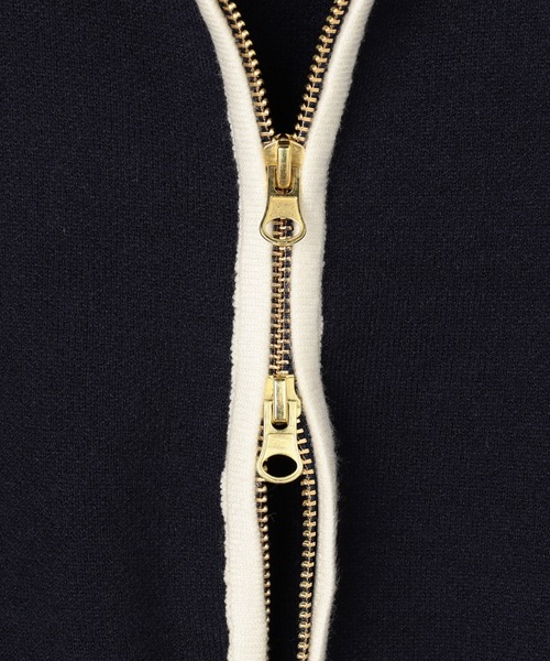 NICOLE white（ニコルホワイト）の「Ｗジャカードニットブルゾン（その他トップス・レディース・その他1/その他2/その他3/サックスブルー・FREE）」の12枚目の写真