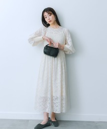 HEYUMM | HEYUMM　ウエストマークシャーリングワンピース(ワンピース)