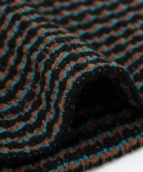 チチカカ（チチカカ）の「パッド付き編み柄タンクトップ（タンクトップ・レディース・ブラウン/ホワイト・LARGE/MEDIUM）」の9枚目の写真